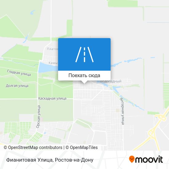 Карта Фианитовая Улица