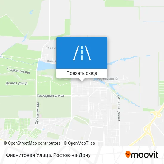 Карта Фианитовая Улица