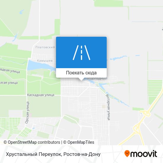 Карта Хрустальный Переулок