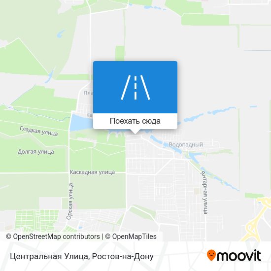 Карта Центральная Улица