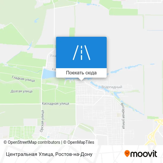 Карта Центральная Улица