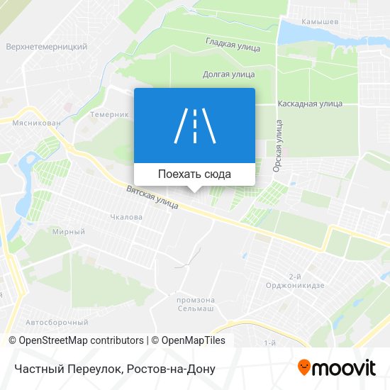 Карта Частный Переулок