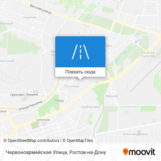 Карта Червоноармейская Улица