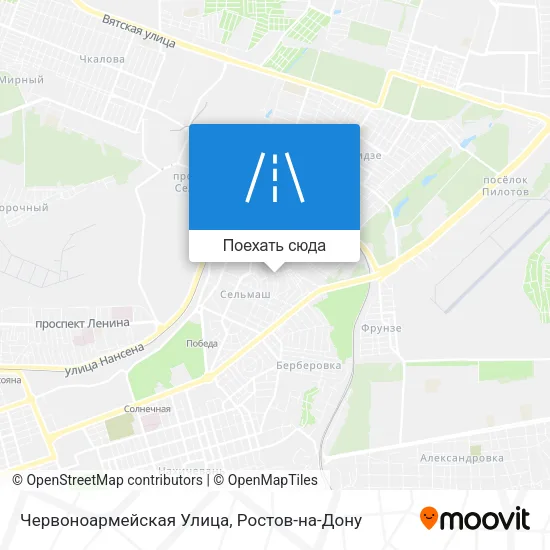 Карта Червоноармейская Улица
