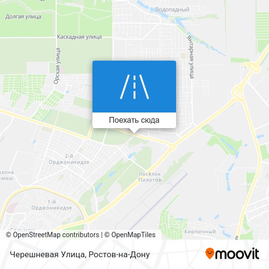 Карта Черешневая Улица
