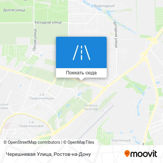 Карта Черешневая Улица