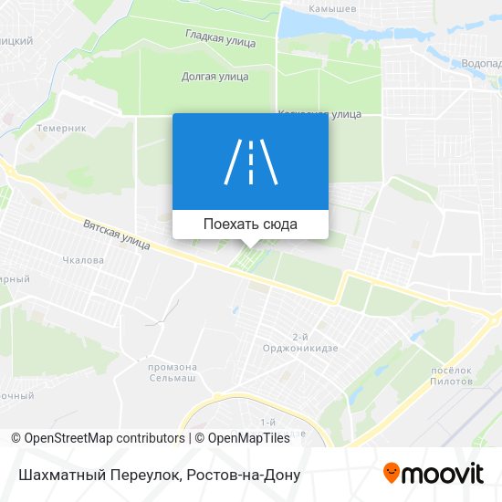 Карта Шахматный Переулок