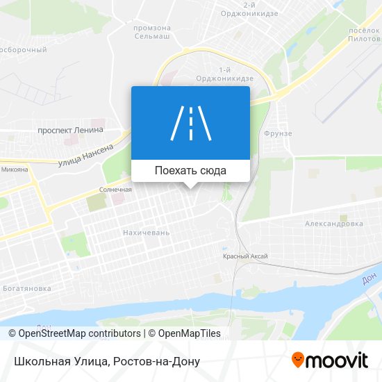 Карта Школьная Улица
