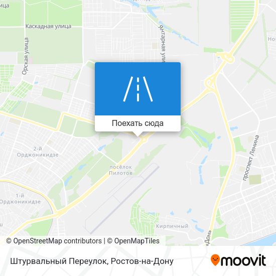 Карта Штурвальный Переулок