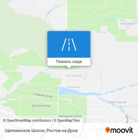 Карта Щепкинское Шоссе
