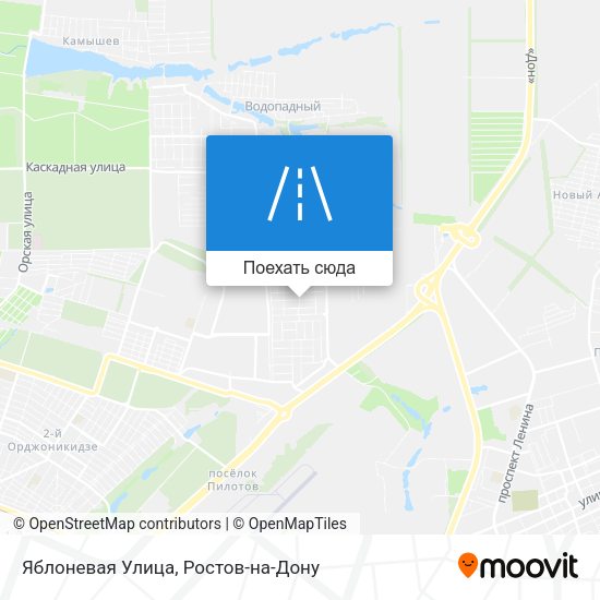 Карта Яблоневая Улица