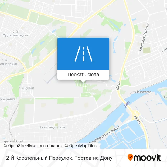 Карта 2-Й Касательный Переулок