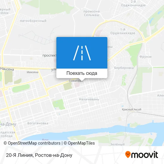 Карта 20-Я Линия