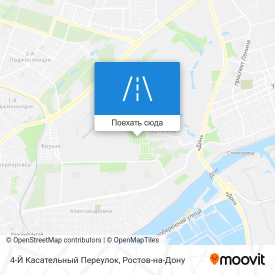 Карта 4-Й Касательный Переулок