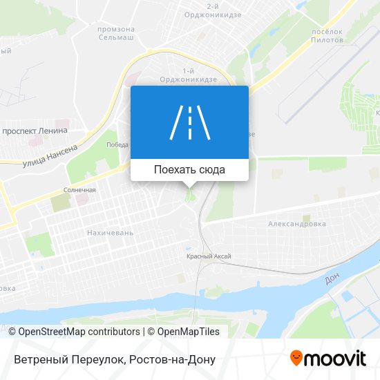Карта Ветреный Переулок