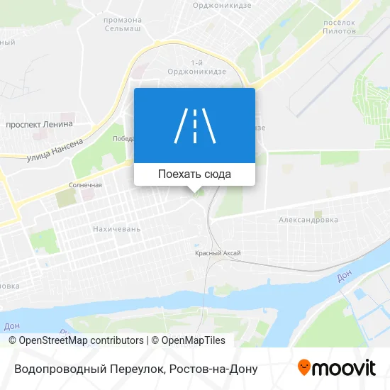 Карта Водопроводный Переулок