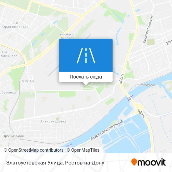 Карта Златоустовская Улица