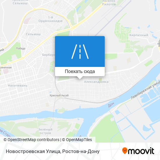 Карта Новостроевская Улица