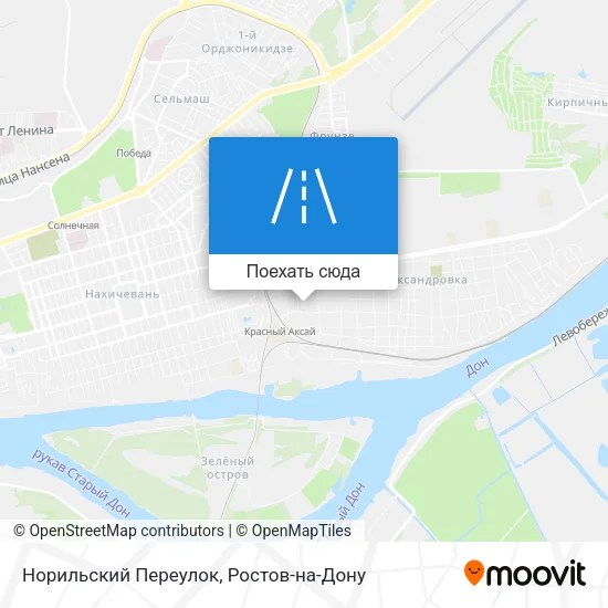 Карта Норильский Переулок