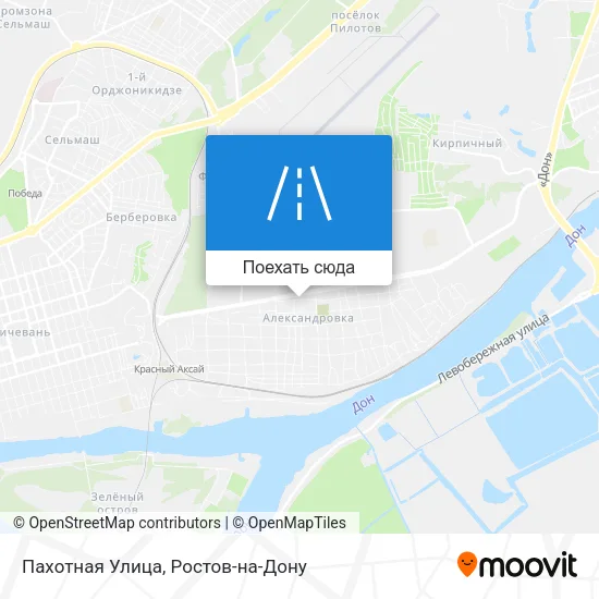 Карта Пахотная Улица