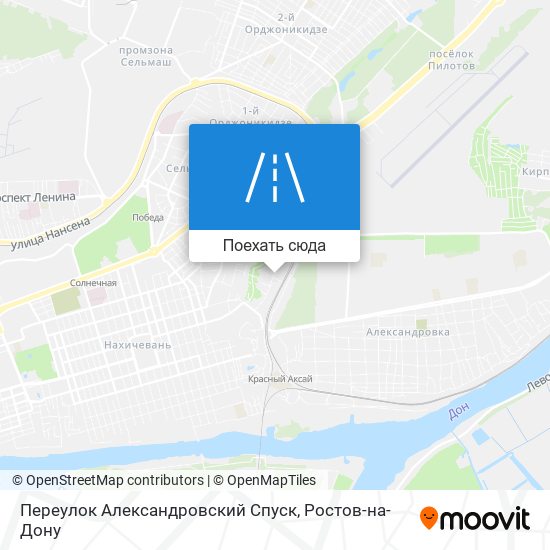 Карта Переулок Александровский Спуск