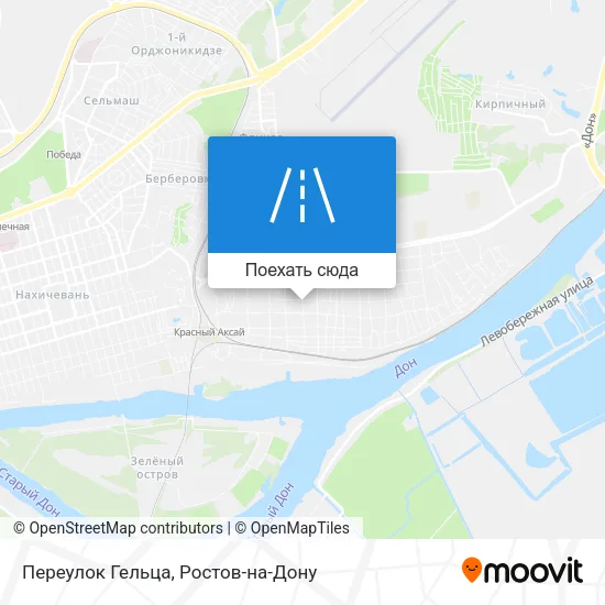 Карта Переулок Гельца