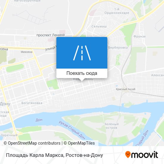Карта Площадь Карла Маркса