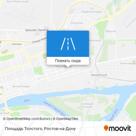 Карта Площадь Толстого