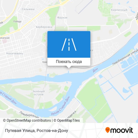 Карта Путевая Улица