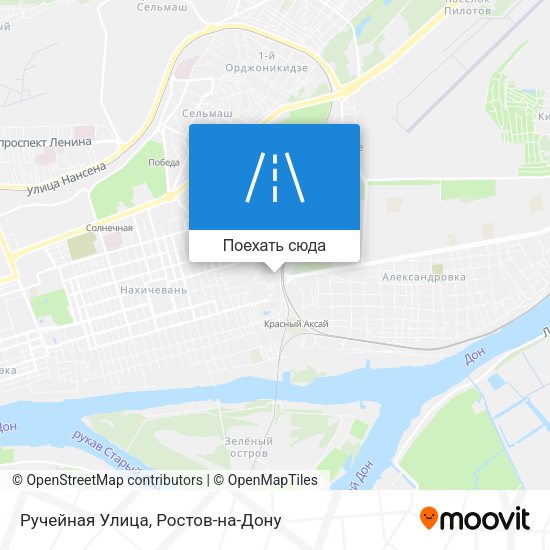 Карта Ручейная Улица