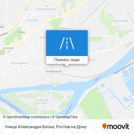 Карта Улица Александра Блока