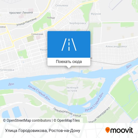 Карта Улица Городовикова