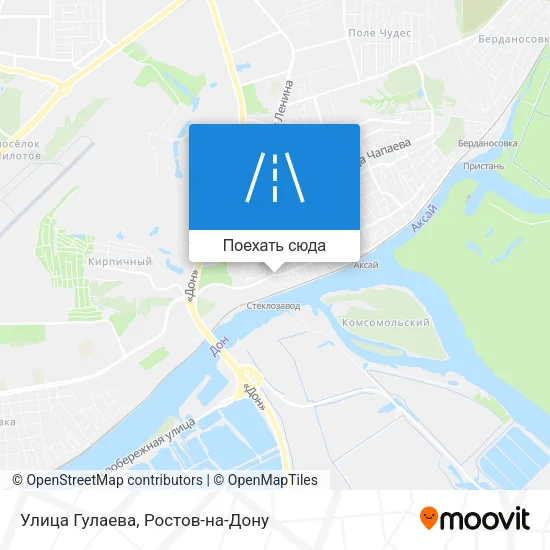 Карта Улица Гулаева