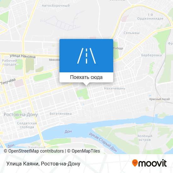 Карта Улица Каяни