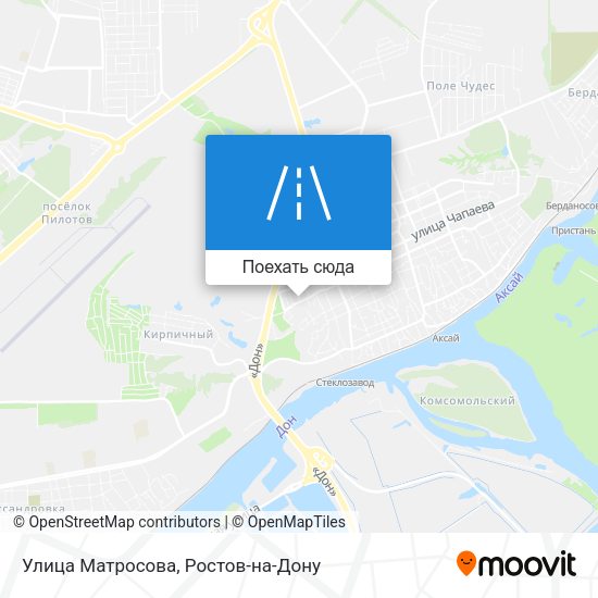 Карта Улица Матросова