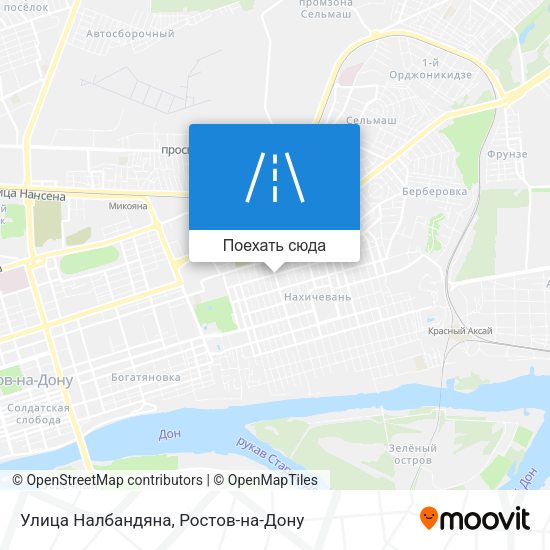 Карта Улица Налбандяна