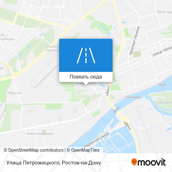 Карта Улица Петрожицкого