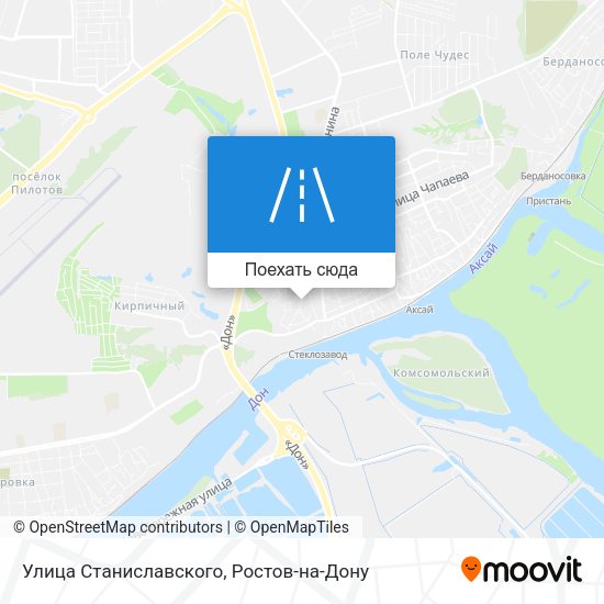 Карта Улица Станиславского