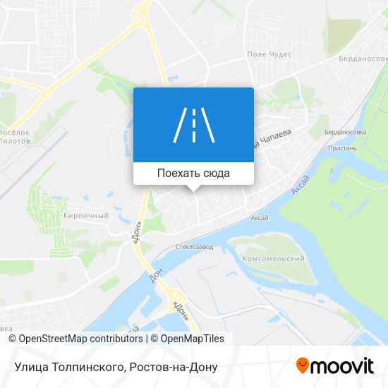 Карта Улица Толпинского