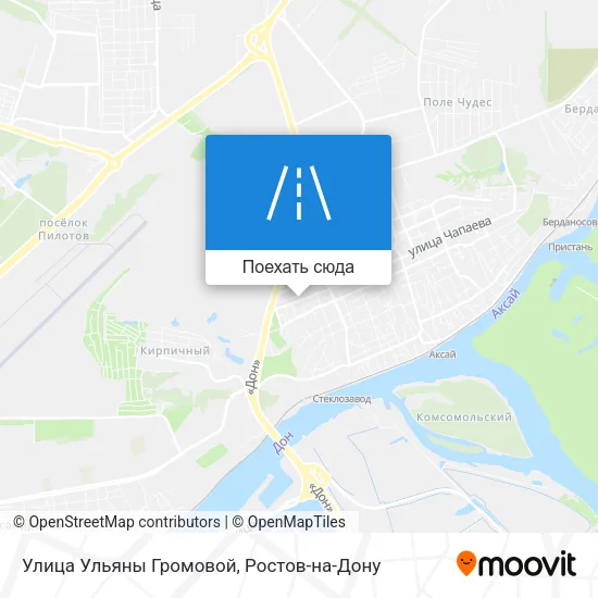 Карта Улица Ульяны Громовой