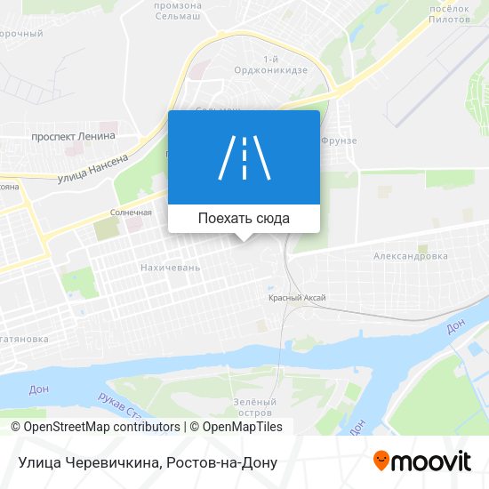 Карта Улица Черевичкина