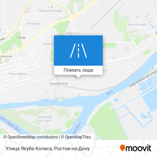 Карта Улица Якуба Коласа
