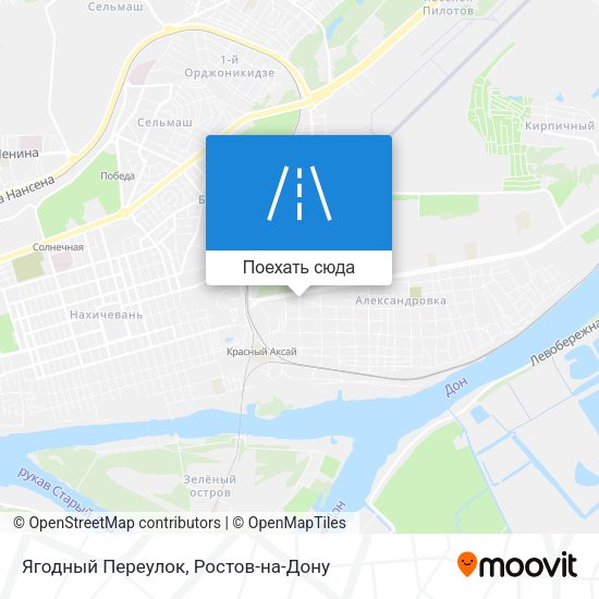 Карта Ягодный Переулок