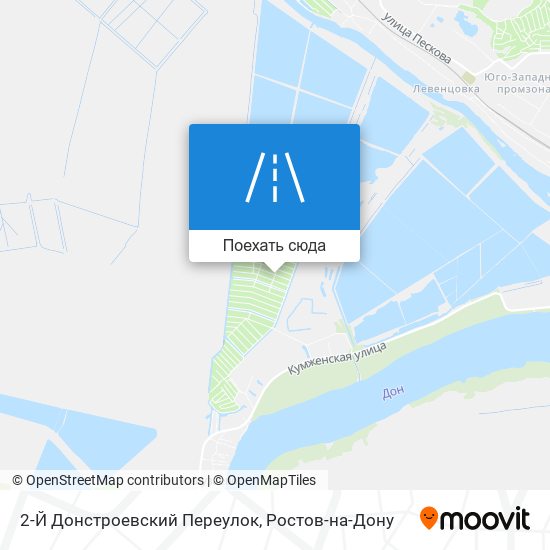 Карта 2-Й Донстроевский Переулок