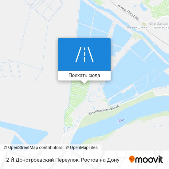 Карта 2-Й Донстроевский Переулок