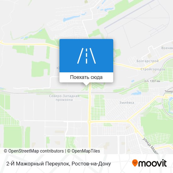Карта 2-Й Мажорный Переулок