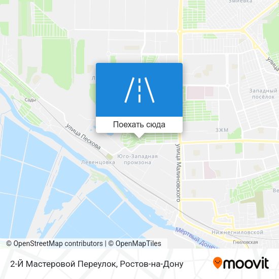 Карта 2-Й Мастеровой Переулок