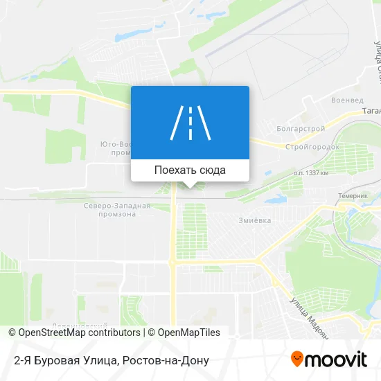 Карта 2-Я Буровая Улица