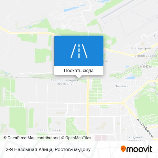 Карта 2-Я Наземная Улица