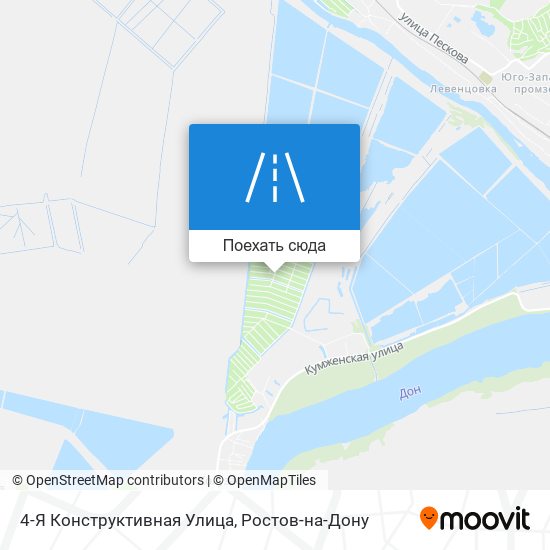 Карта 4-Я Конструктивная Улица